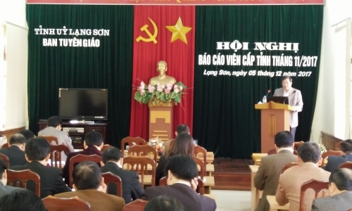 Lạng Sơn: Tiếp tục tuyên truyền, đưa Nghị quyết của Đảng vào cuộc sống